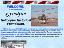 Tablet Screenshot of gyrodynehelicopters.com